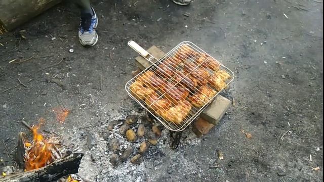 Польша. Отдых с семьёй. жарим барбекю, с овощами смотреть онлайн