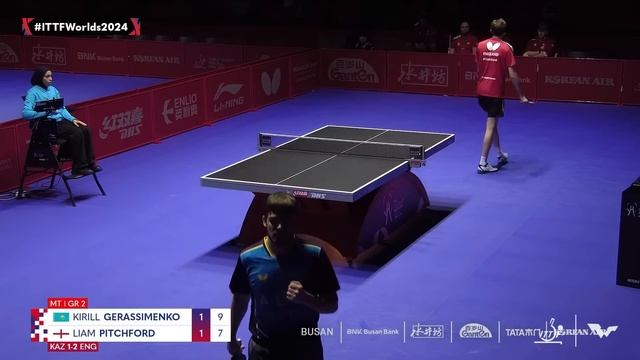 Kirill Gerassimenko (KAZ) vs Liam Pitchford (ENG) | MT G2 - Match 4 | #ITTFWorlds2024 смотреть онлайн