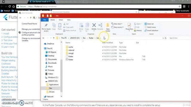 Flutter Windows Path Setup Step By Step смотреть онлайн