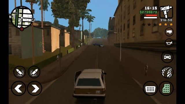 гоняю от копов в GTA: Sa With cheats смотреть онлайн