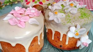 📌 Кулич творожный, без дрожжей - нежный, воздушный, пористый и ароматный