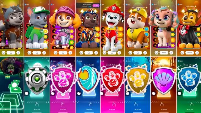 Paw Patrol All Video Megamix GASKET VS ROCKY VS SKYE VS ZUMA VS MARSHALL VS RUBBLE VS CORAL VS CHAS