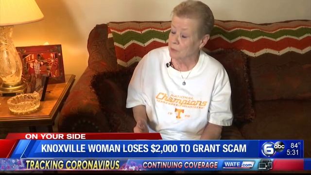 Knoxville woman loses $2,000 to grant scam смотреть онлайн