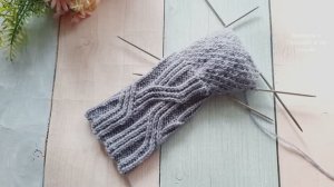 Плотный узор для пятки.