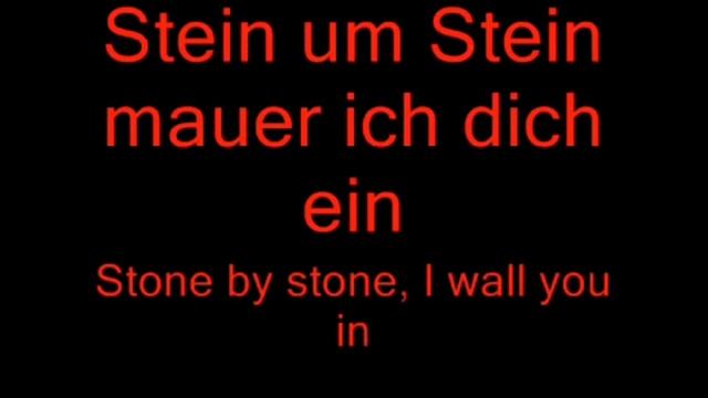 Stein Um Stein Rammstein Lyrics and English Translation смотреть онлайн