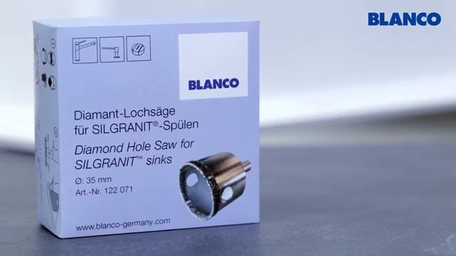 How to drill additional tap holes in a SILGRANIT® sink смотреть онлайн