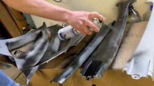 Установка чёрного потолка в Гранту | Лада Гранта 877