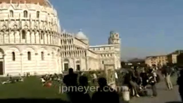 Italy travel: Leaning Tower of Pisa first view смотреть онлайн