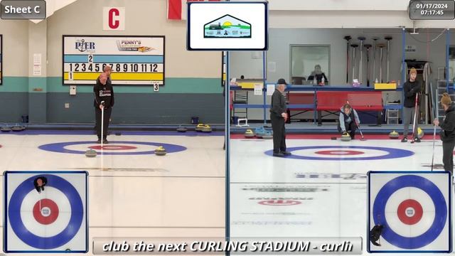 Curling Stadium Bismarck Sheet C 01-18-24 смотреть онлайн