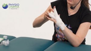 Как бинтовать пальцы и кисть самостоятельно | Обучающее видео - PhysioLympha