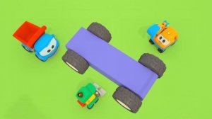 Лёва Грузовичок представляет | Песенки с Левой: Эвакуатор! | Мультики песенки про машинки