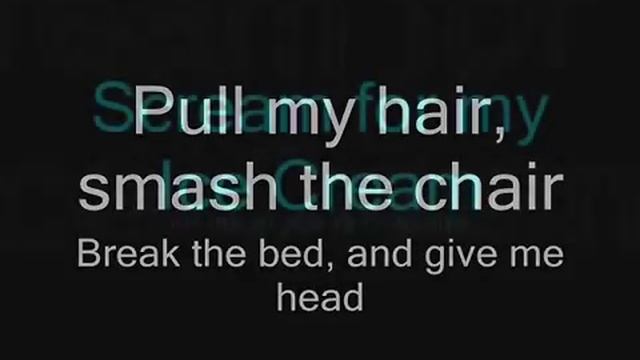 Blood On The Dance Floor - Scream For My Ice Cream Lyrics