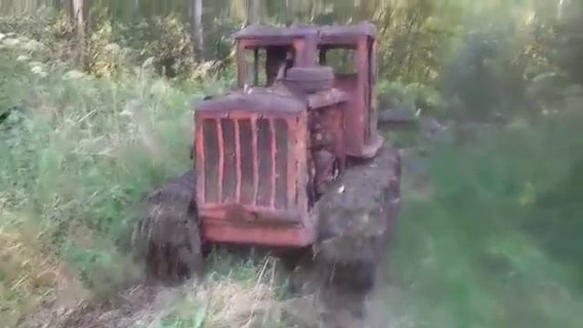 Второй выезд ДТ-54 после многолетнего простоя