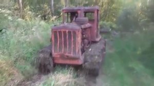 Второй выезд ДТ-54 после многолетнего простоя