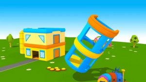 Развивающий мультфильм - Грузовичок Лева строит новый дом