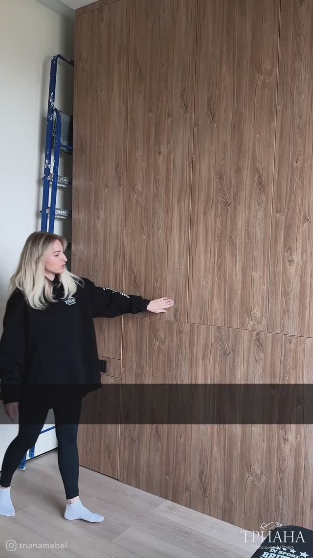 Тумба и шкаф в спальню, гардеробная и прихожая из ЛДСП Egger