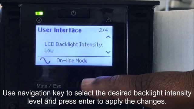 Let's learn how to set backlight intensity of SRC10KUXI through the display смотреть онлайн