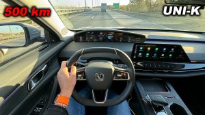 Мониторы, камеры, сиденье и КОМФОРТ! Чем отличился Changan UNI-K за первые 500 километров пути?