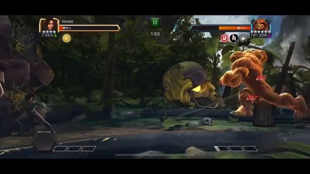 [AQ-M7: Day 4] Baby Quake vs. 2nd Sasquatch Mini | Marvel Contest Of Champions смотреть онлайн