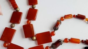 Серия 1 переделки для Маргариты из Москвы. Сердоликовое украшение.