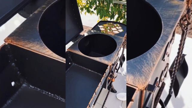 Топ мангал. Мангал с печкой под казан и крышкой. От производителя #мангал #мангалы #барбекю смотреть онлайн