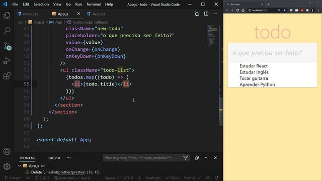 React Native - TODO - 0105 - Criando a listagem de tarefas смотреть онлайн