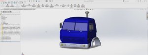 SOLIDWORKS как создать кабину КАМАЗ