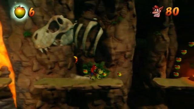 Crash Bandicoot 3 WARPED Dino Might nivel secreto gema y reliquia, 99 vidas. смотреть онлайн