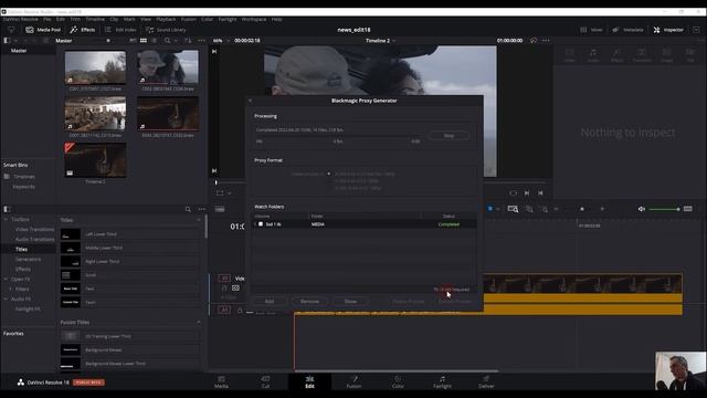 Blackmagic Proxy Generator | Davinci Resolve 18 | ITA смотреть онлайн
