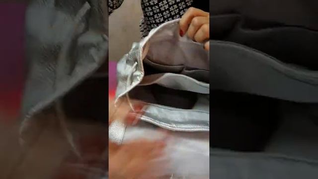 Рюкзак серебристый Фаберлик. смотреть онлайн