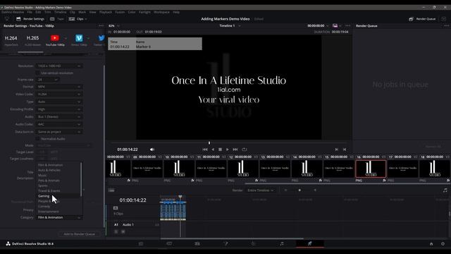 How To Add Chapter Markers To YouTube Videos From Davinci Resolve смотреть онлайн