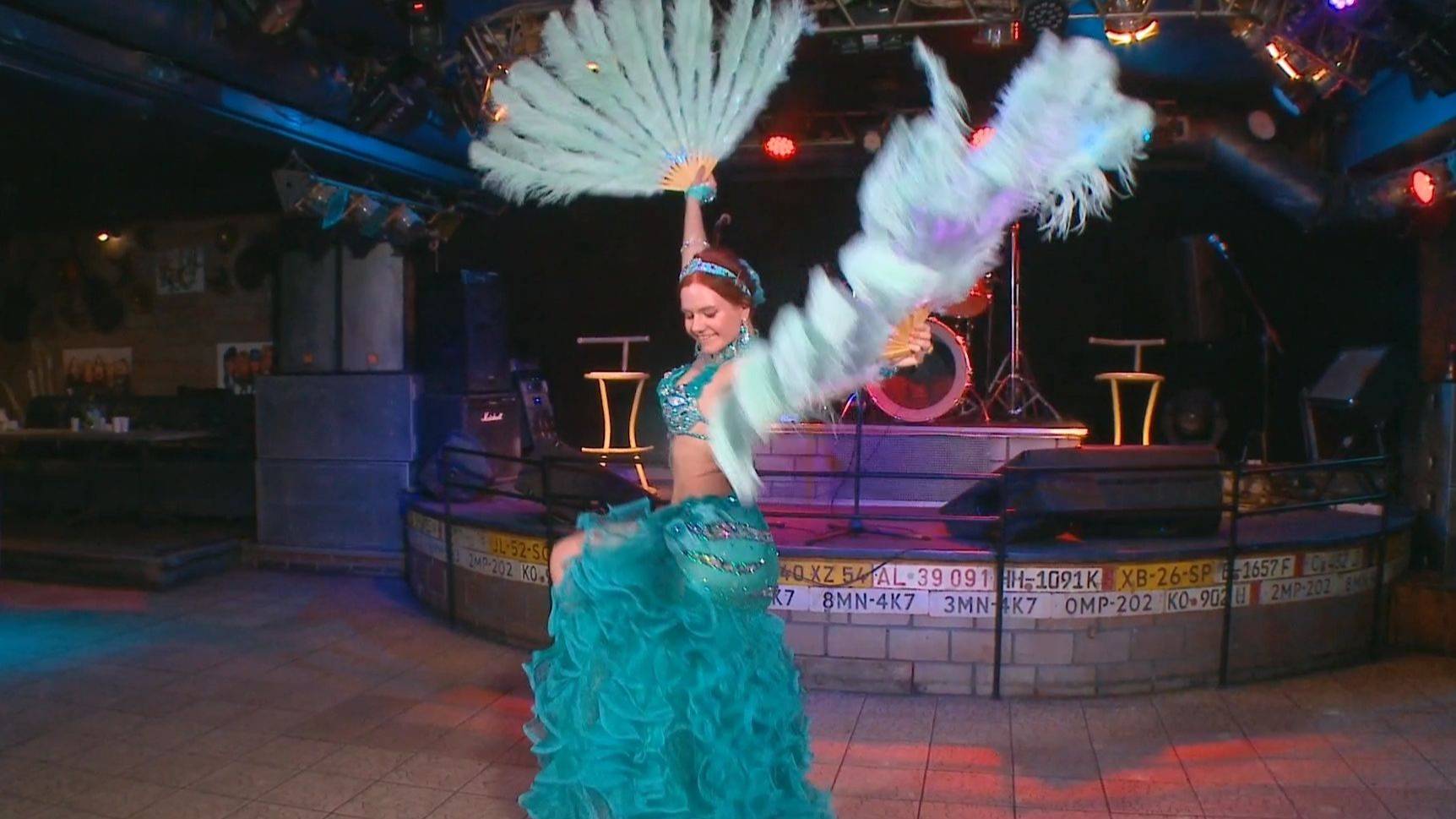 Show "Paradise Bird"💚 - Bellydancer Hélène Елена Прохоренко