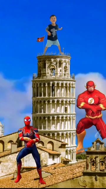 SPIDERMAN DANCE IN TOWER OF PISA #shorts смотреть онлайн
