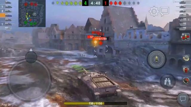 Как Т28 ведёт себя в боях в топе // World of Tanks Blitz №7 // YT+ смотреть онлайн