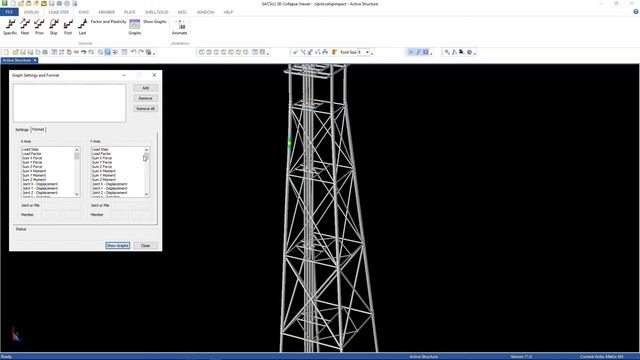 Collapse Analysis - Static Ship Impact using SACS CE (Part 2) смотреть онлайн