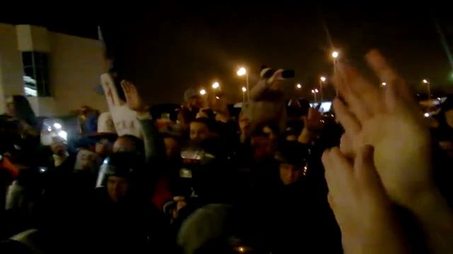 СКА - обладатель Кубка Гагарина 2014/2015, встреча в аэропорту смотреть онлайн