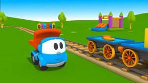 Грузовичок Лева - Сборник мультиков - Собираем рабочие машинки