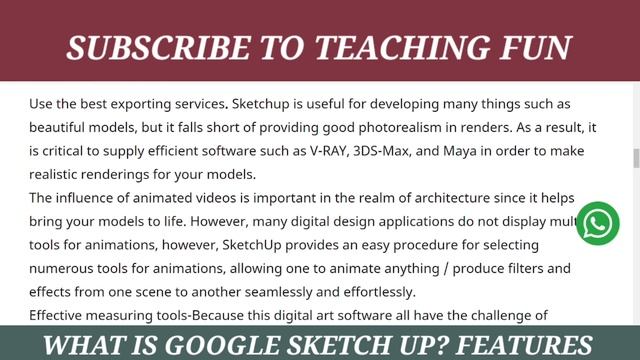 What is Google SketchUp? Full Details | Teaching Fun смотреть онлайн