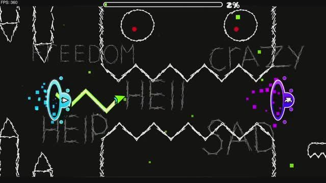 Geometry Dash прохожу Crazy time #Geometry Dash смотреть онлайн