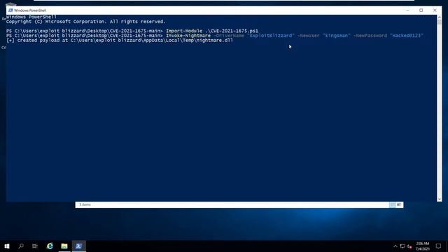 CVE-2021-1675 PrintNightmare | Windows Local Privilege Escalation смотреть онлайн