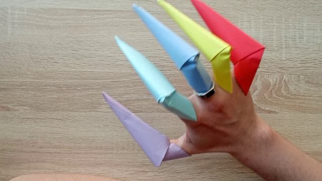 Когти из бумаги