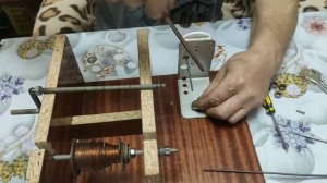 Станок для наматывания электромагнитных катушек, своими руками.