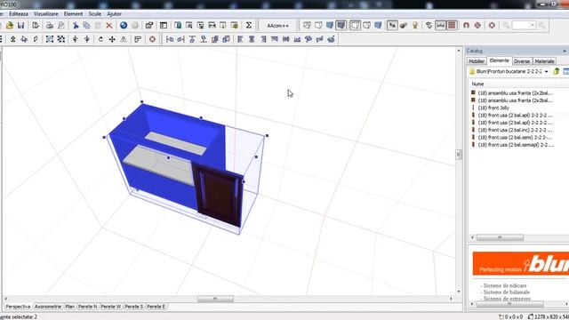 PRO100 v.5 - 2 DOORS KITCHEN CABINET смотреть онлайн