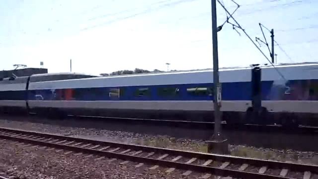 TGV Durchfahrt Vaihingen über Karlsruhe nach Paris