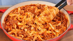 ПАСТА БОЛОНЬЕЗЕ КАК В РЕСТОРАНЕ. Этот итальянский рецепт покорил весь мир! Спагетти Болоньезе