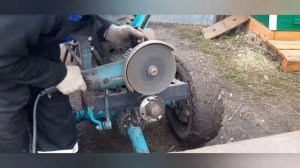 Минитрактор переломка , оторвались полурамы на ходу