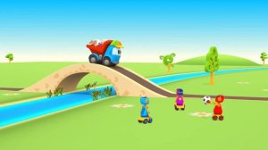 Учим цифры с Лёвой. Мультики и песенки для детей Грузовичок Лева