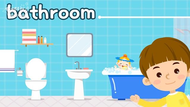 Kids vocabulary - House - Parts of the House - Learn English for kids смотреть онлайн