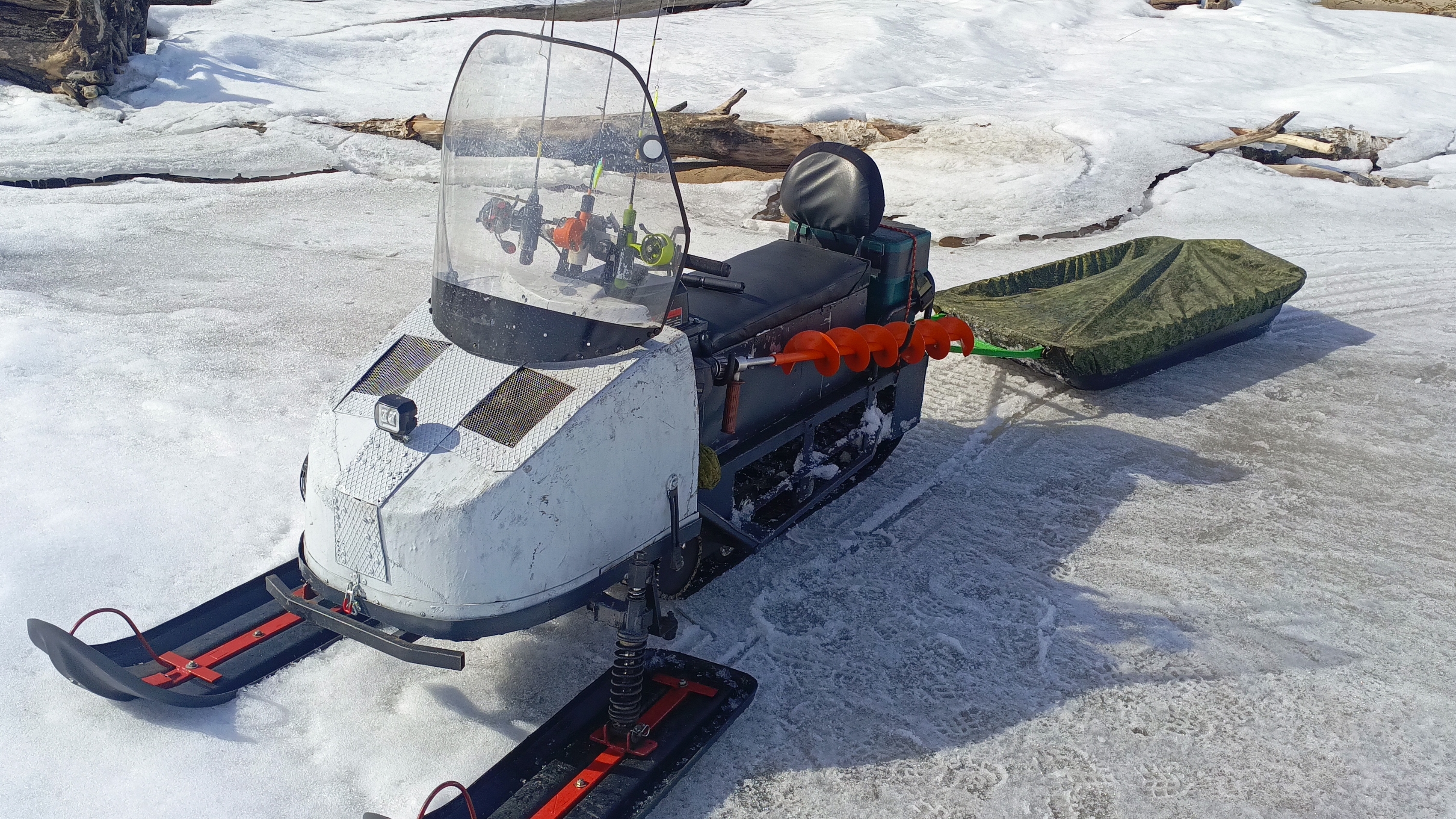 СНЕГОХОД СВОИМИ РУКАМИ.ОБЗОР ПОСЛЕ СЕЗОНА ЭКСПЛУАТАЦИИ. смотреть онлайн