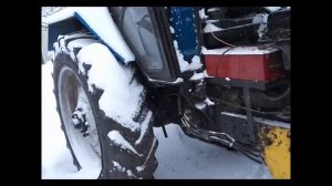 В Мороз! Зимний запуск трактора ЮМЗ-6 Без подогрева!